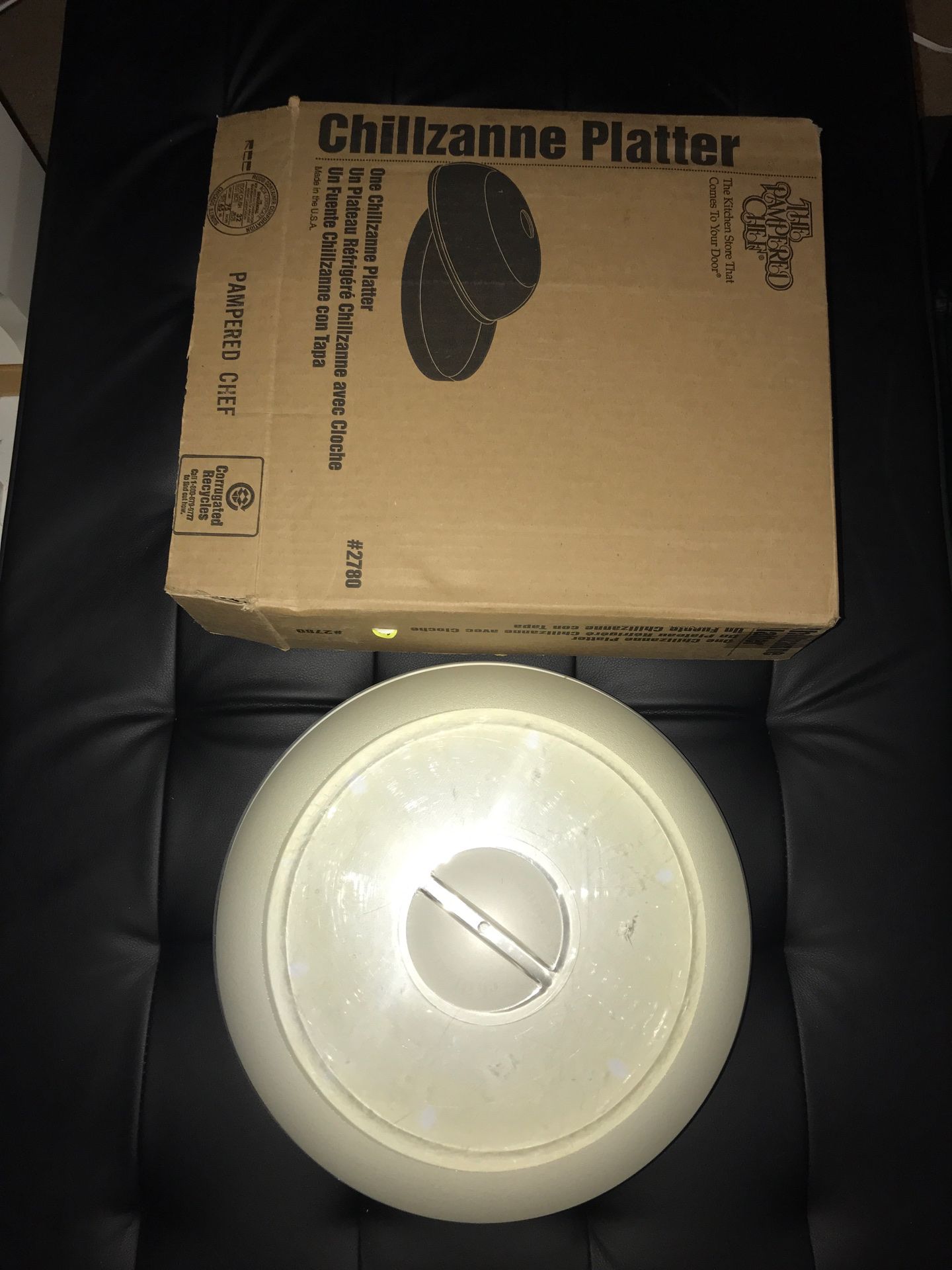 The Pampered Chef ChillZanne Platter #2780 plastic serving dish serveware