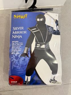 Spirit Silver Mirror Ninja Child Costume Small 4-6