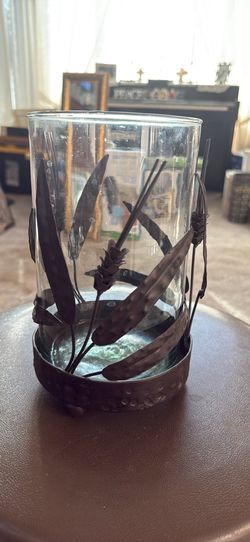 Jumbo Brown Candle Holder