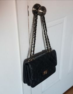 Genuine Lambskin Quilted Caviar Medium Classic Double Flap Tote/Shoulder/ Crossbody Bag
