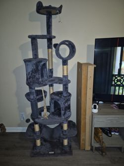 Large Multi-Level Cat Tree Tower