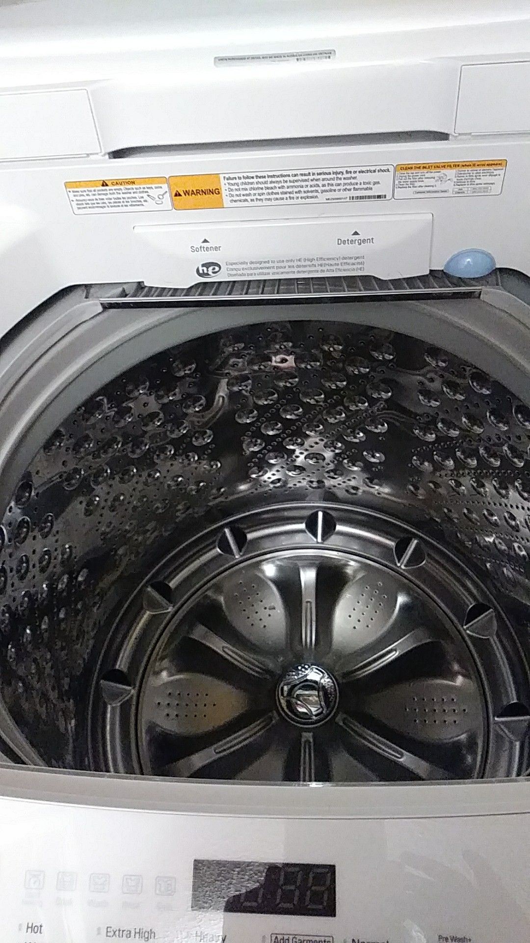 LG Smart Drum with Direct Drive Technology, Hydro Shield, Easy Reach