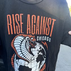 Rise Against black cotton t-shirt