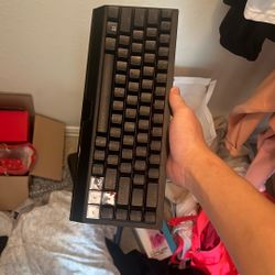 Razer - BlackWidow V3 Mini Hyperspeed Phantom Edition 65% Wireless Mechanical Yellow Linear Switch Gaming Keyboard - Black