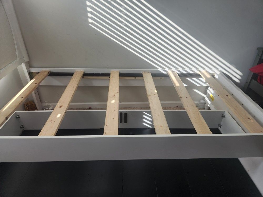 Twin Bed Frame With Trundle