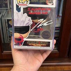 Signed Satoru Gojo funko pop