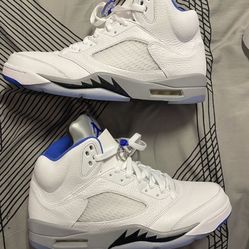 Jordan 5 White Stealth 