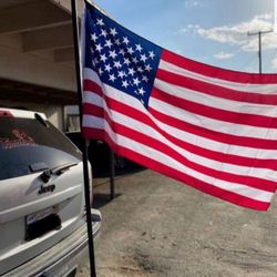 Flag Pole And Hitch For Any Truck 🛻 Or SUV 🚙  NFL MLB  4 Of July 🇺🇸 