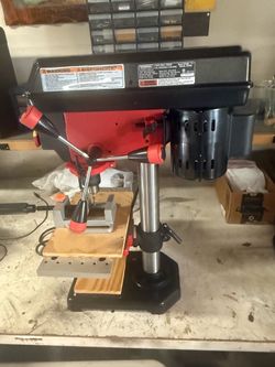 Three Eights Capacity Drill Press.