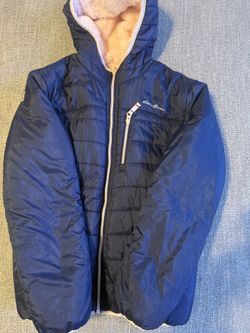 🔥 $12 Eddie Bower Girls Reversible Snow Jacket - Age 7-10