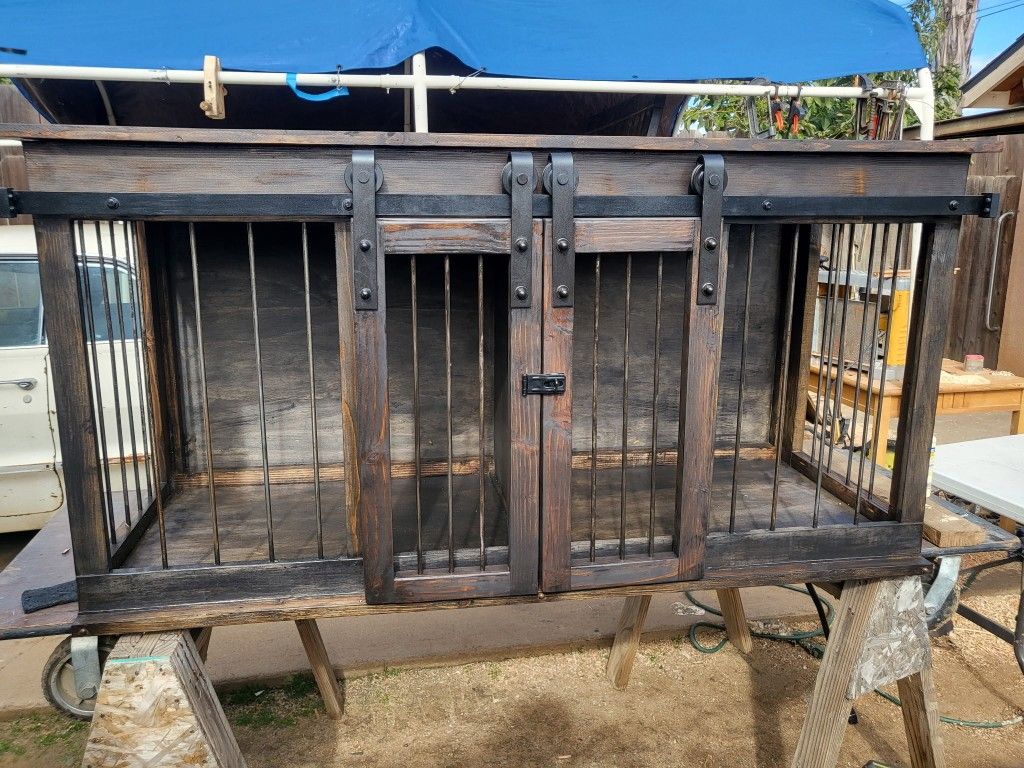 Custom Made Dog Crates /Entertainment Center