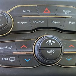 Ac and radio control panel