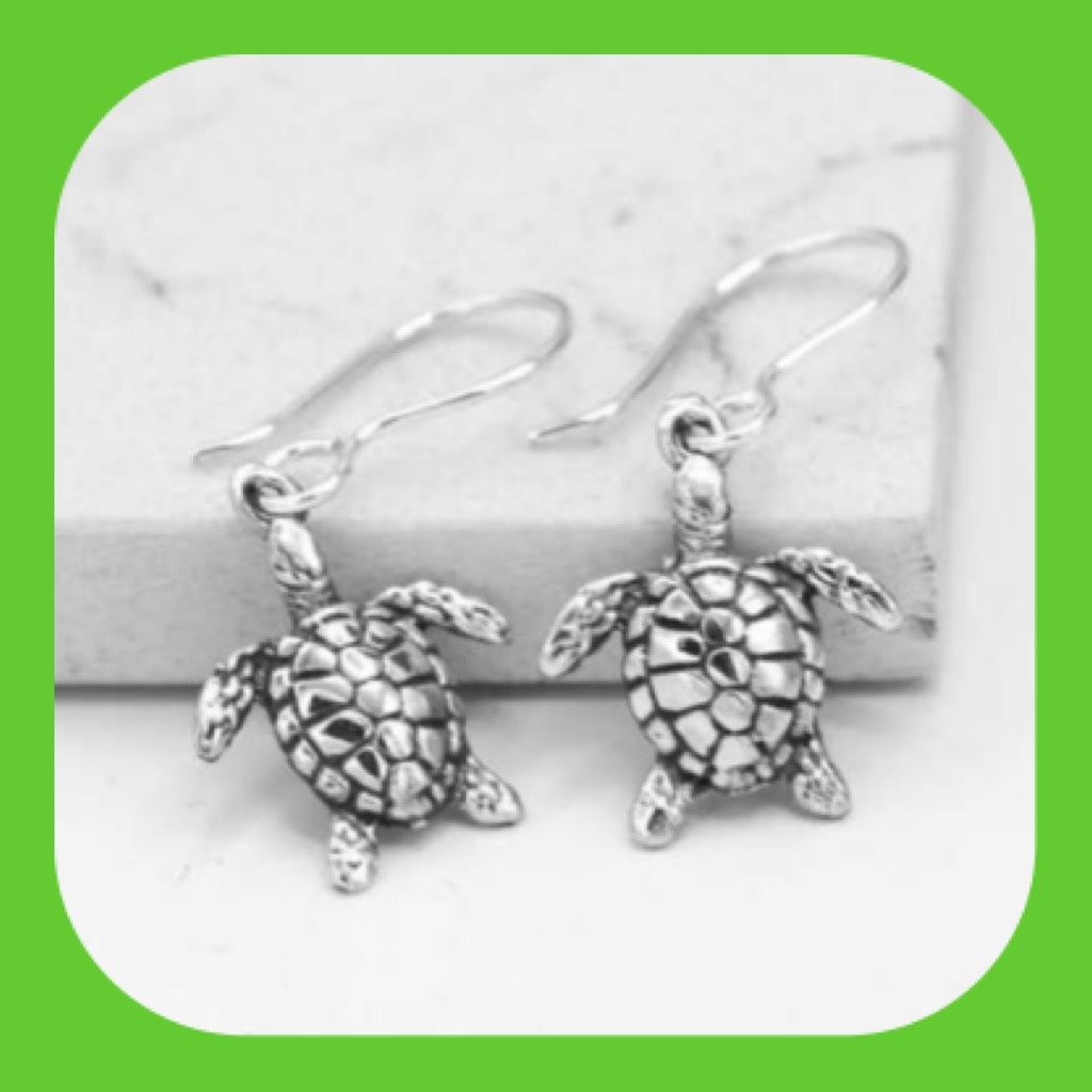New Beautiful MINIATURE Sea π Turtle π’ Earrings