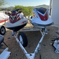 Two Jetskies 2006 Yamaha And 2003 Sea Doo