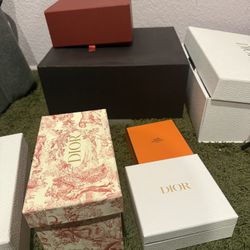 Dior And Dolce Gift Boxes. Different Sizes