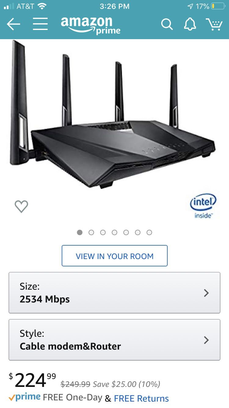 Asus router modem combo.