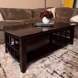 Wooden Coffee Table $35