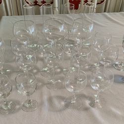 Wine And Champagne Glasses 