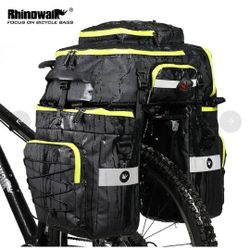 New Rhinowalk Weatherproof Pannier Set 3 In 1 for Bicycle Bike Rack