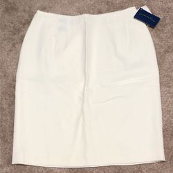 Nordstrom Charter Club Regatta Style Ivory Skirt-Size 10