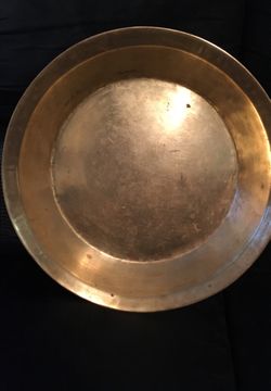 ANTIQUE BRONZ BIG UTENCIL — 13” in diameter .