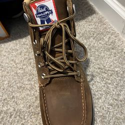 Timberland Pro Gridworks 6” Soft Toe Waterproof Work Boot PBR Brown Full Grain 