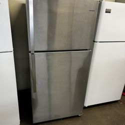 Whirlpool Stainless Steel Top Freezer Refrigerator Apartment Size