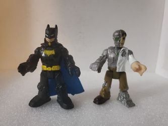 Fisher-Price Imaginext DC Super Friends Batman And Metallo Action Figures