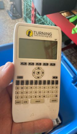 Turning point clicker used at asu