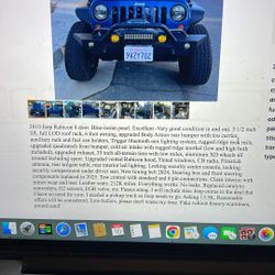 2010 Jeep Rubicon Unlimited Loaded 