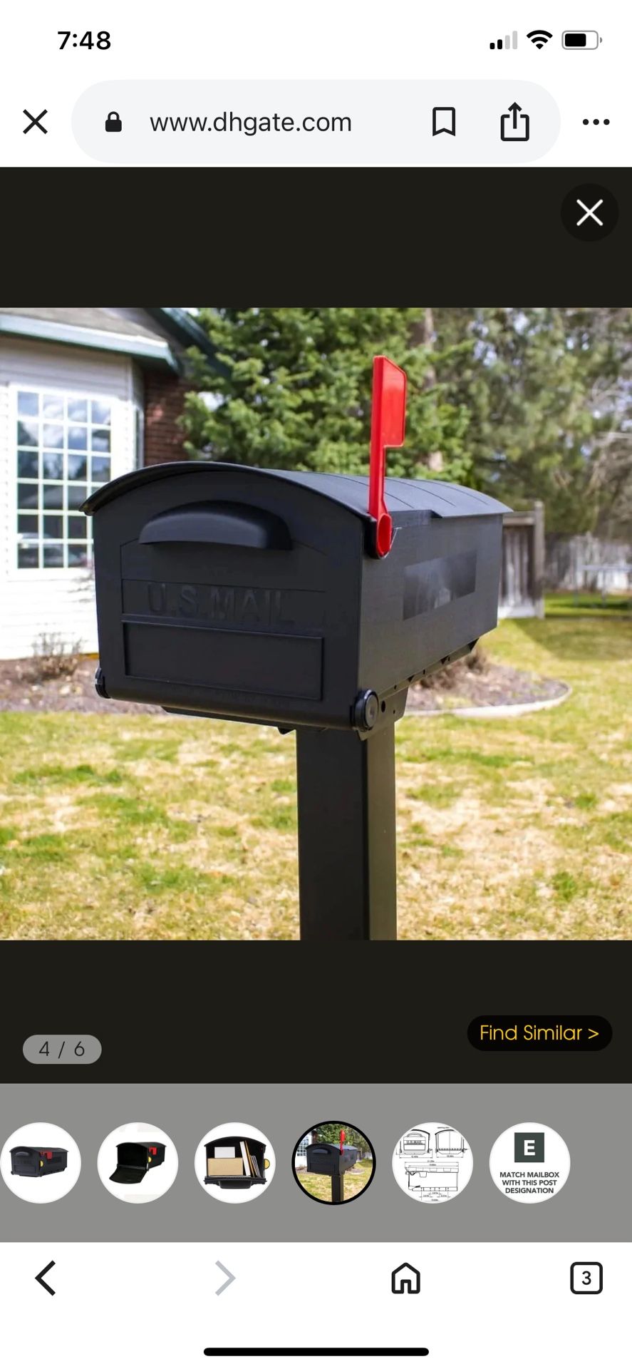 Large mail box