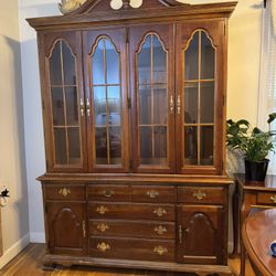 Cherry Wood Hutch 