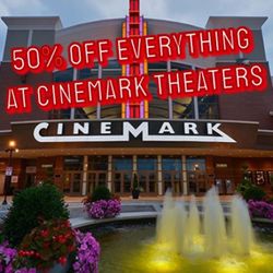Half Off Cinemark Tickets