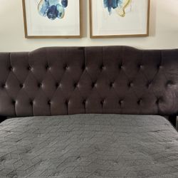 King Headboard velvet 