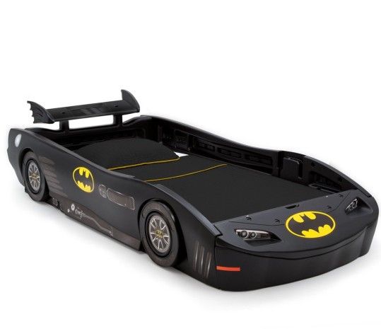 DC Comics Batman Batmobile Twin Car Toddler Bed