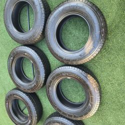 6 MICHELIN LT235-80R17 10 PLY 99%% LIFE $1400