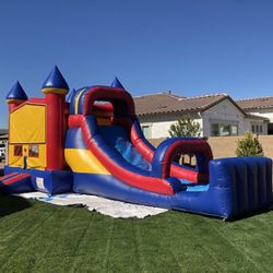 Bounce House With Slide Combo For Sale