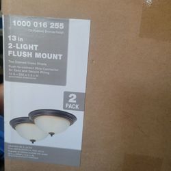 2 Flush Mount Lights
