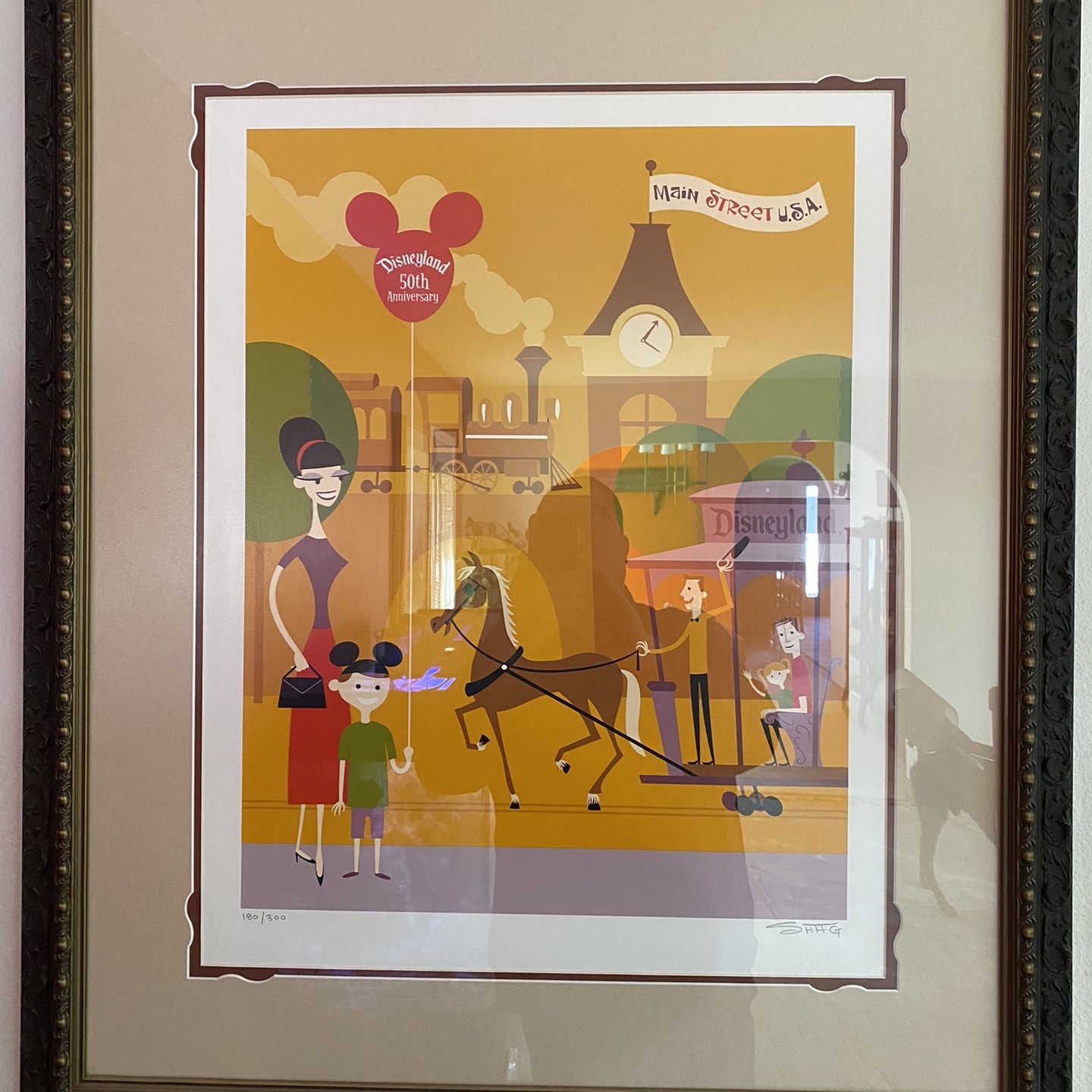 Limited To 300 Disneyland 50th Anniversary SHAG Serigraphs for