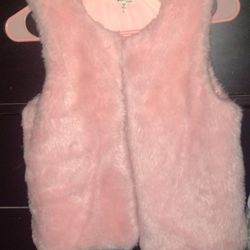 Girls Faux Furry. Vests