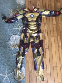 Youth large iron man costume