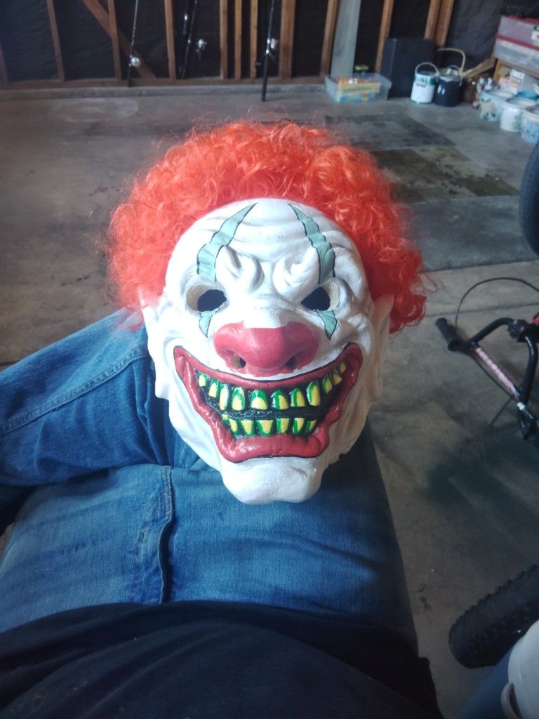 Halloween Clown Mask.