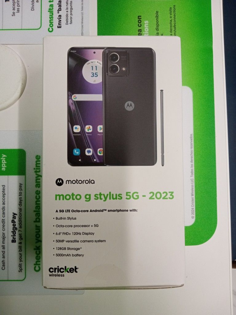 ONLY $109.99 MOTO G STYLUS 5G 2023 (128GB) COSMIC BLACK