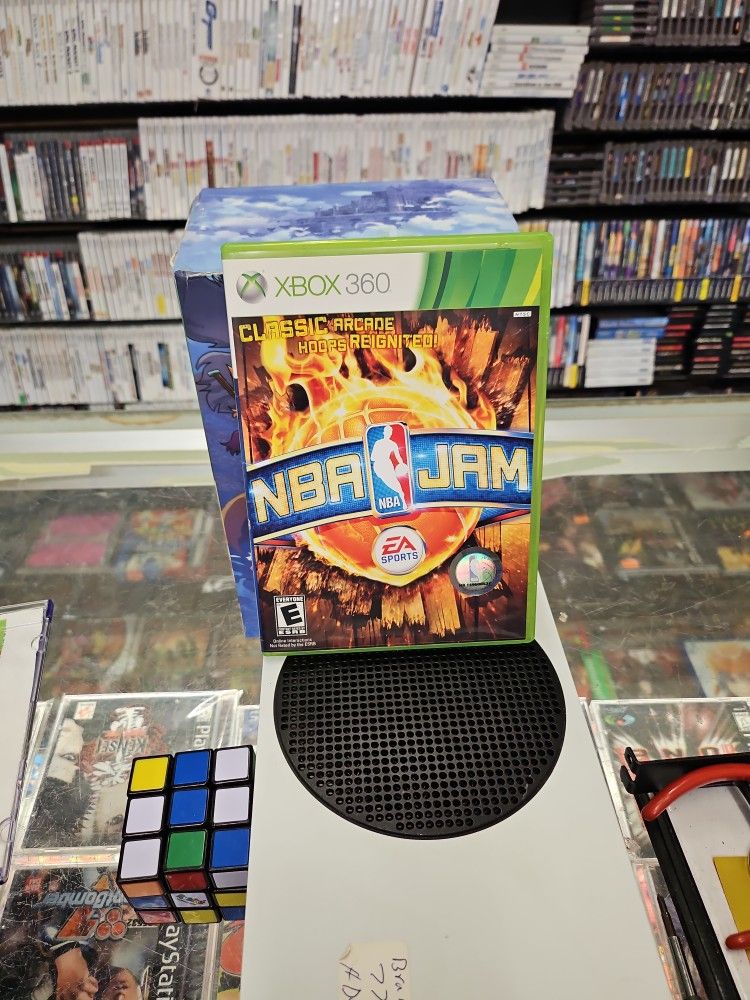 NBA Jam (Microsoft Xbox 360, 2010) Complete with Manual - Very Good Condition
