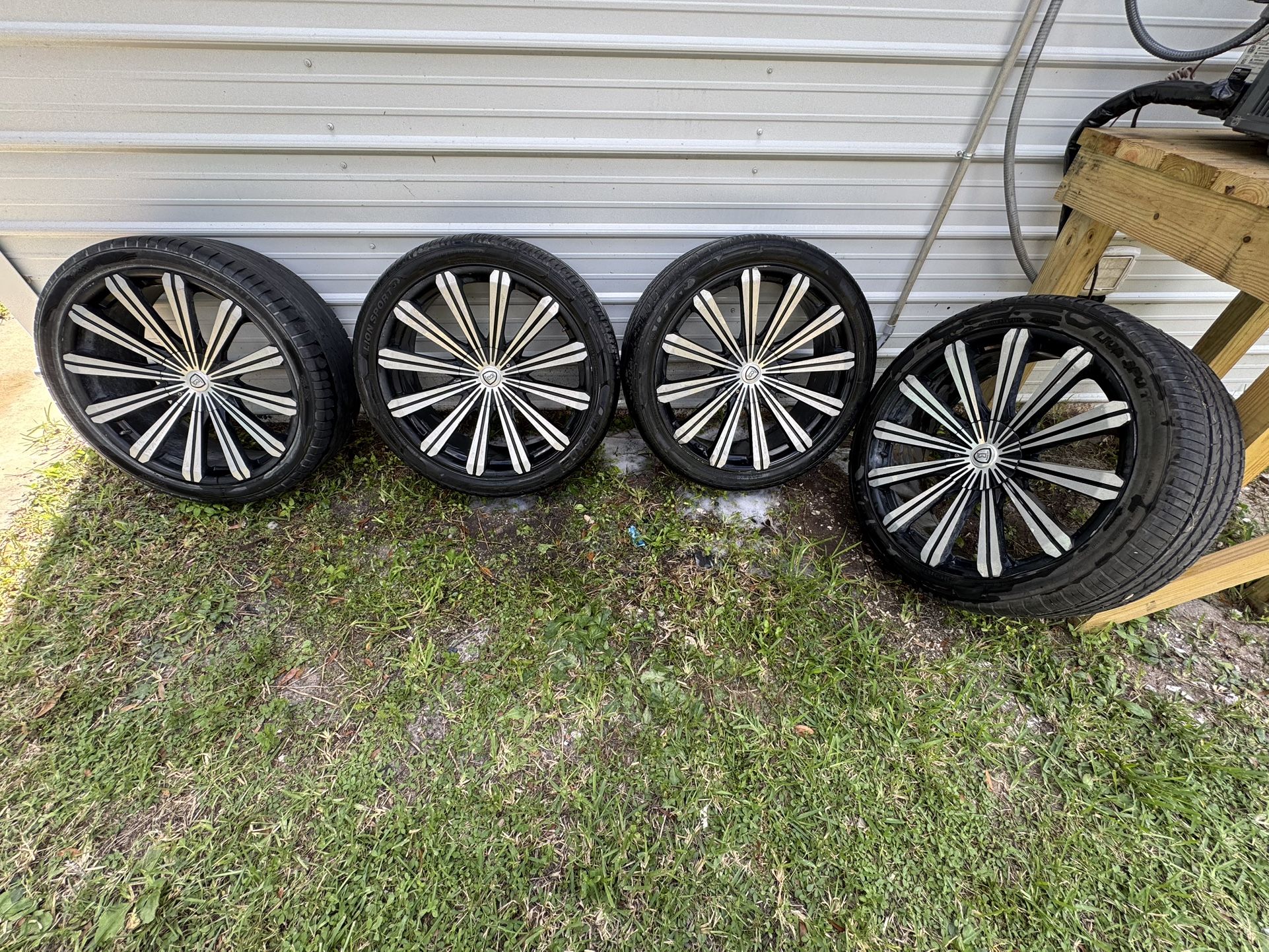 24” Rims And Tires 