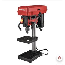 BAUER 8 in., 5-Speed Bench Drill Press with Light
