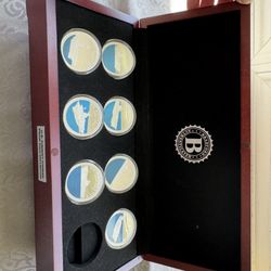 BRADFORD EXCHANGE: U.S. Aircraft Carrier, Proof collection, 99.9% silver plated, 7/8
