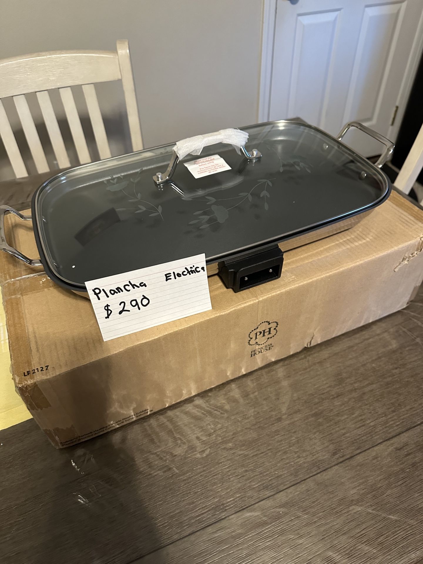 Plancha Anti adherente Eléctrica