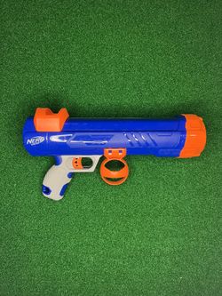 NERF DOG BALL LAUNCHER FETCH CATCH TENNIS BALLS