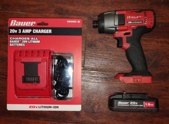 Bauer brushless impact with battery and charger